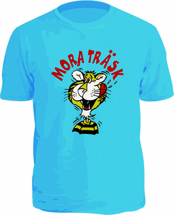 blå Mora Träsk T-shirt